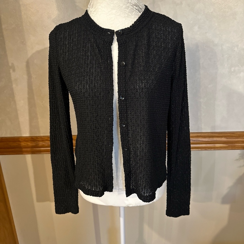 MNG Elegant Black Women's Cardigan Sweater